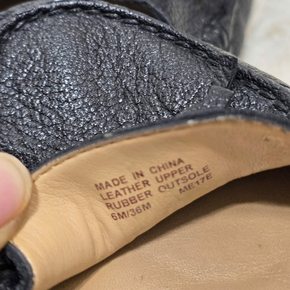 Michael Kors Everett Leather Moccasin Black Loafers Flat Women's Size 6M🌴✌️ - Picture 10 of 10